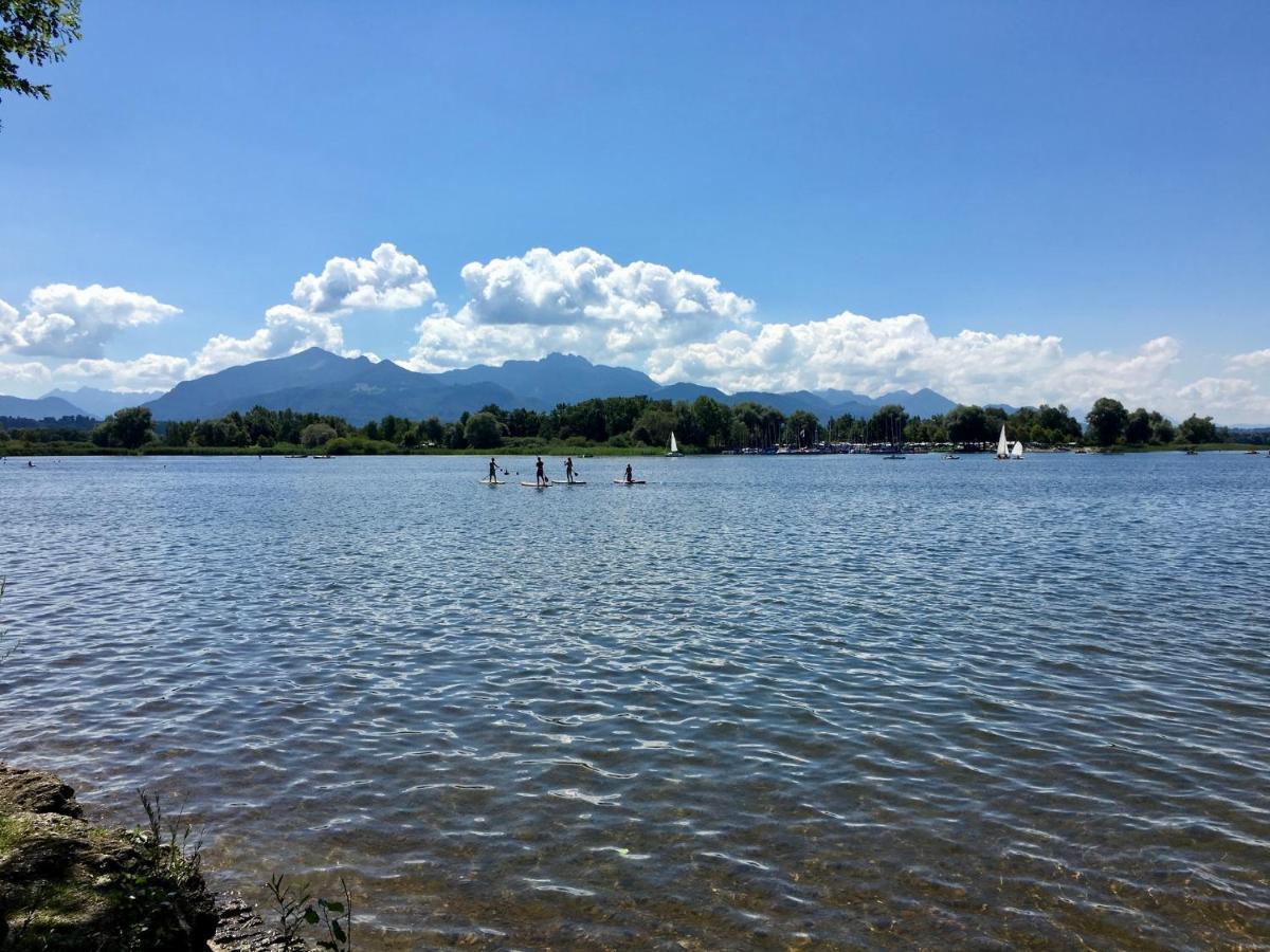 Ferienwohnung Am Chiemsee Übersee Buitenkant foto